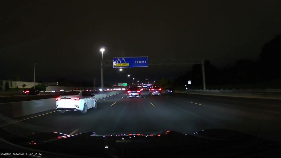 Video 01 - Speeding Black Mustang